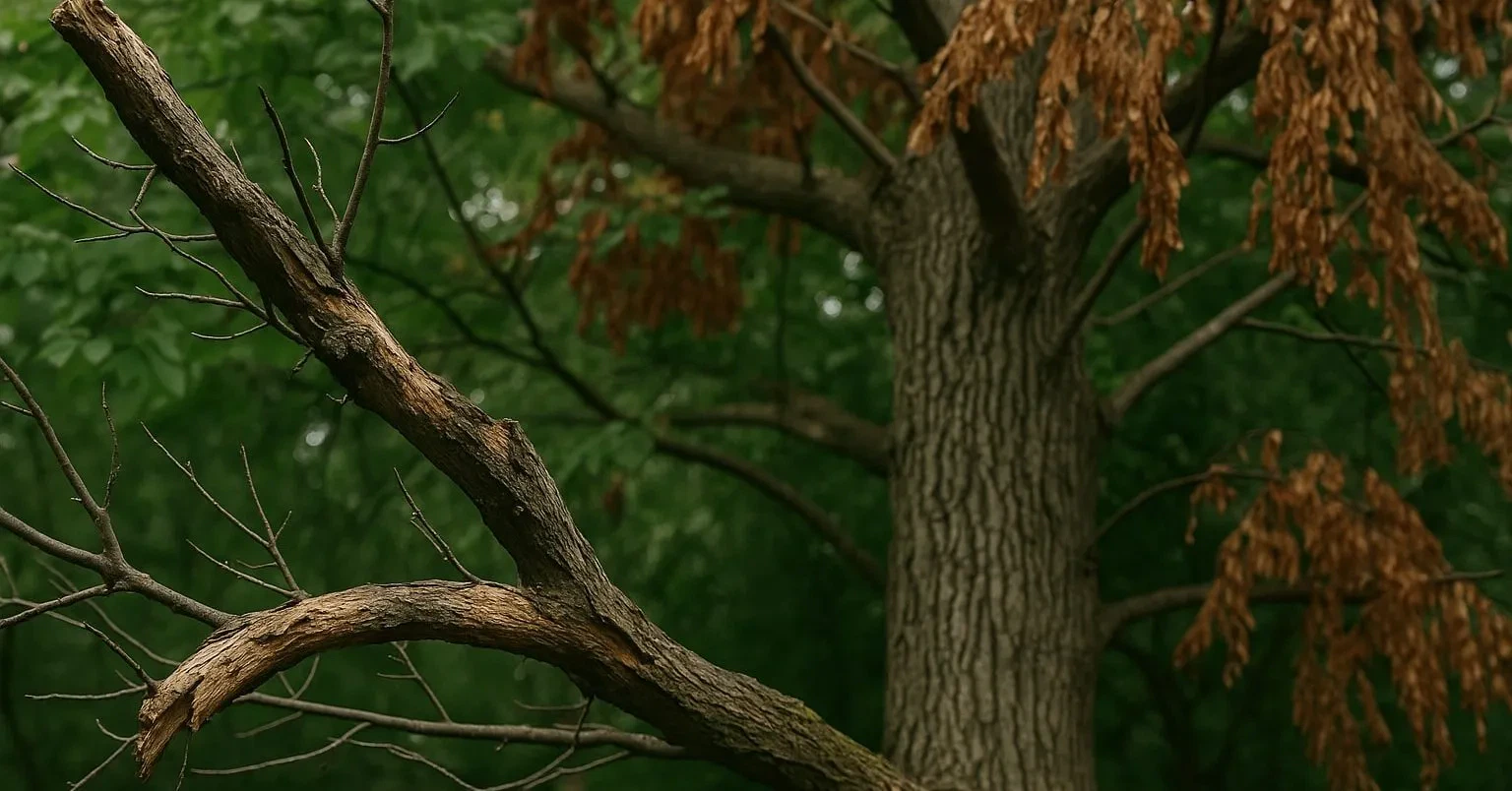 Key sign of a dying tree