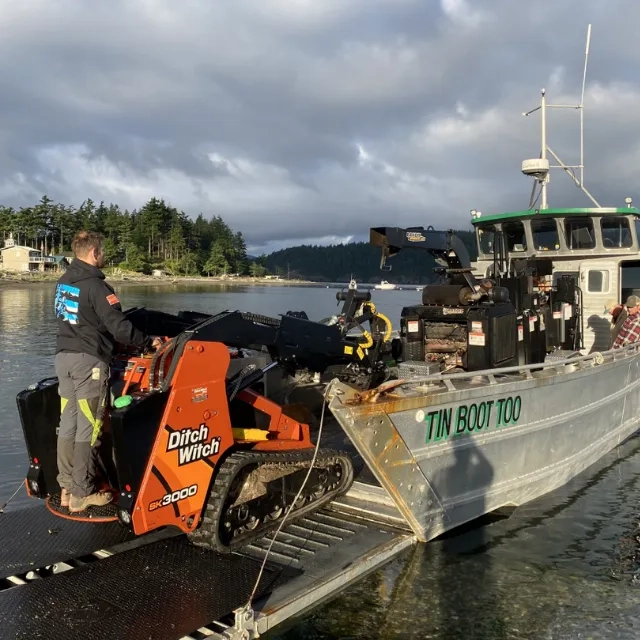 Storm damaged tree cleanup in Skagit County, WA